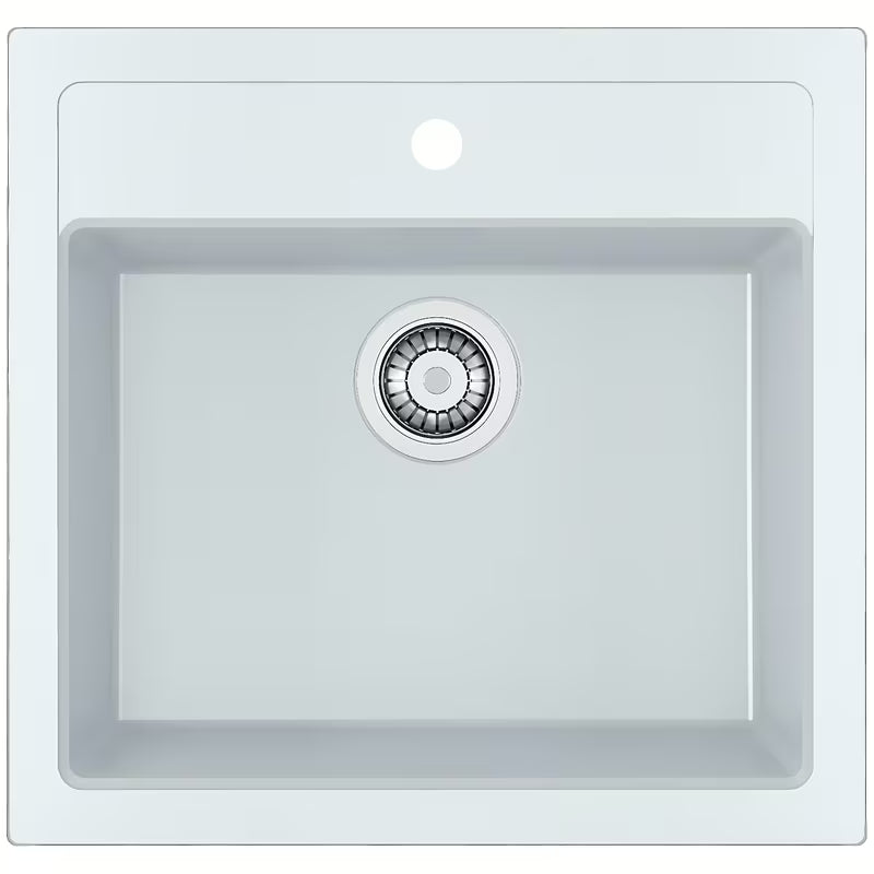 Bijeli kuhinjski enojno korito Franke Sid 610 od materijala Tectonite pro ugradnja za delovni pult