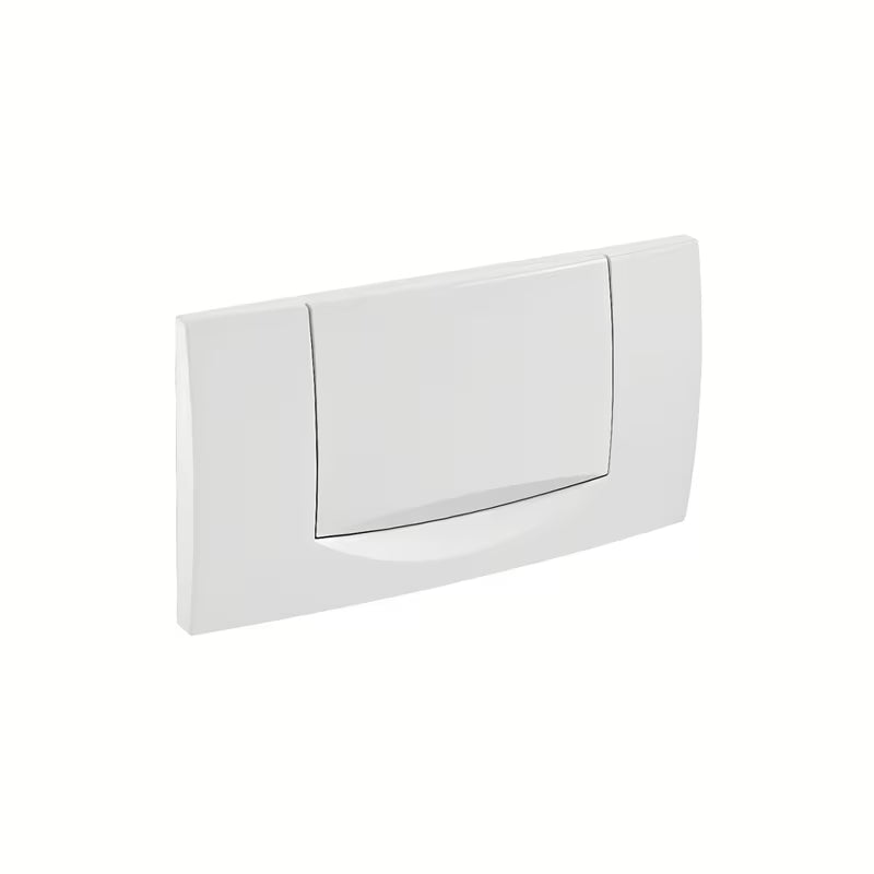 Aktivirna tipka Geberit 200F pro splakovanje Start/Stop v alpsko beli barvi.