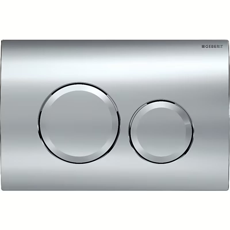 Aktivirna tipka Geberit Delta20 u sjajnoj krom izvedbi od izdržljive plastike