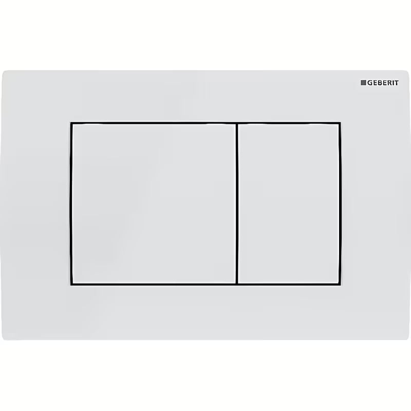 Geberit Delta30 aktivirna tipka u alpsko bijeloj boji pro podometne splakovalniki Geberit Delta.
