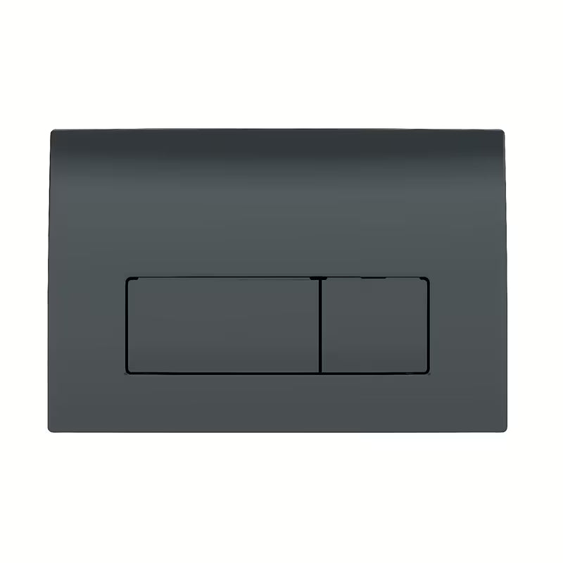 Crna aktivirna tipka Geberit Delta50 pro tipka za ispiranje s dvokoličinskim ispiranjem