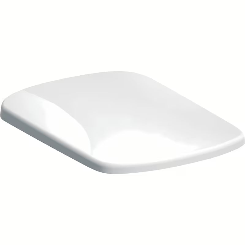 Bel WC deska Geberit Selnova z jeklenimi tečaji