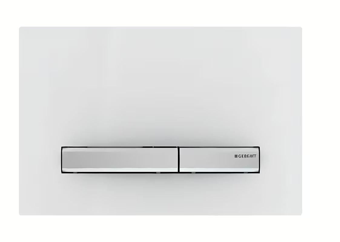 Geberit Sigma50 aktivirna tipka pro za podometne splakovalnike Geberit Sigma v beli barvi