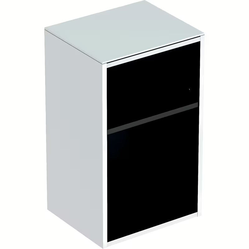 Geberit Smyle Square viseča kopalniška omarica 36x60x30 cm v beli barvi