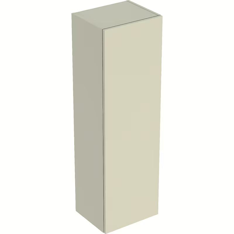 Geberit Smyle Square viseča visoka kopalniška omarica v sivi barvi 36x118x30 cm