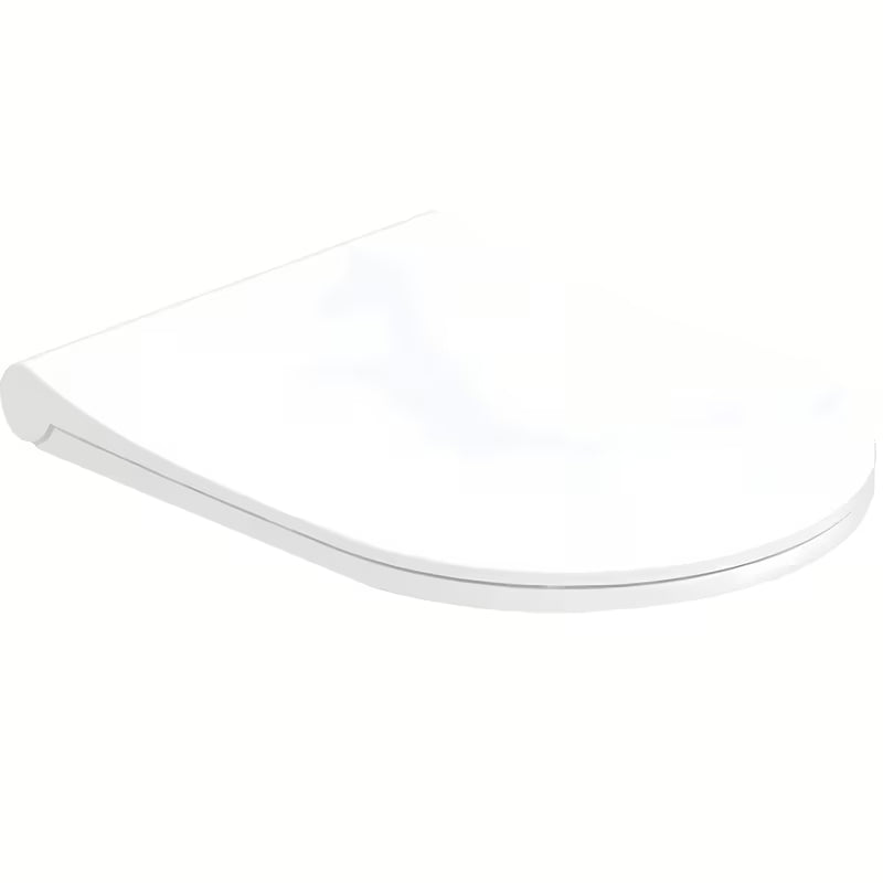 Bijeli viseča WC školjka Glacera Ava brez splakovalnega kroga s wc desko mehko Zapiranje Soft Close i skrivenim pričvršćenjem.