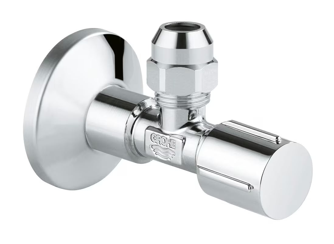 Grohe kotni ventil s pokrovčkom v kromu pro za stenski priključek DN 15