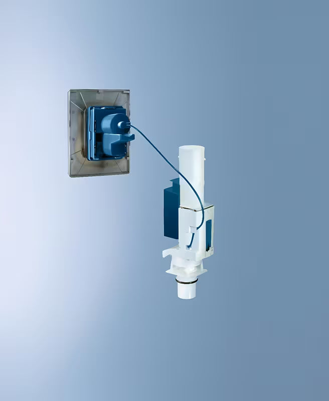 Predelovalni komplet Grohe za dvojno splakovanje s tehnologijo Grohe WaterSaving in nastavljivim pretokom 6–9 l.