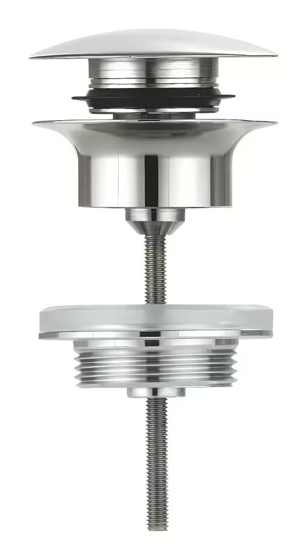 Umivalniška odtok Grohe v izvedbi supersteel z izskočnim zapiralnim ventilom