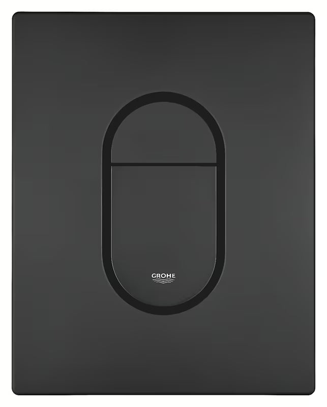 Aktivirna tipka Grohe Arena Cosmopolitan v barvi phantom black z mat površino