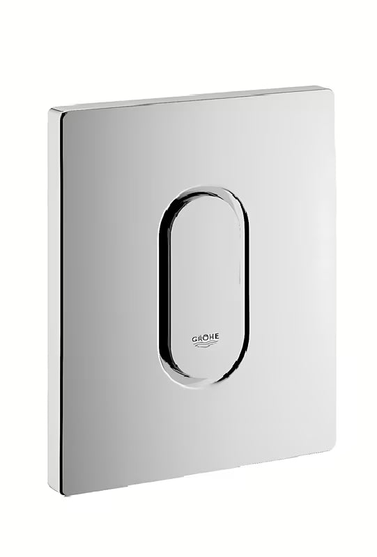 Kromiran aktivirna tipka pro pisoarji Grohe Arena Cosmopolitan s površino GROHE StarLight