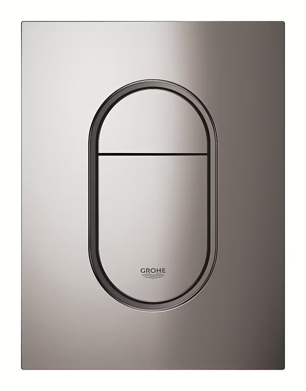 Splakovalni tipka Grohe Arena Cosmopolitan S v barvi hard graphite pro podometne splakovalniki