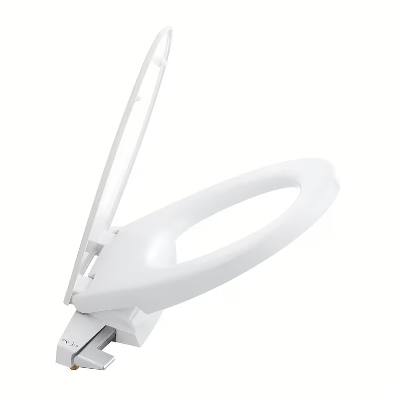 Ročni bide sedež Grohe Bau Ceramic iz duroplasta s funkcijo mehko Zapiranje Soft Close v barvi alpine-white.