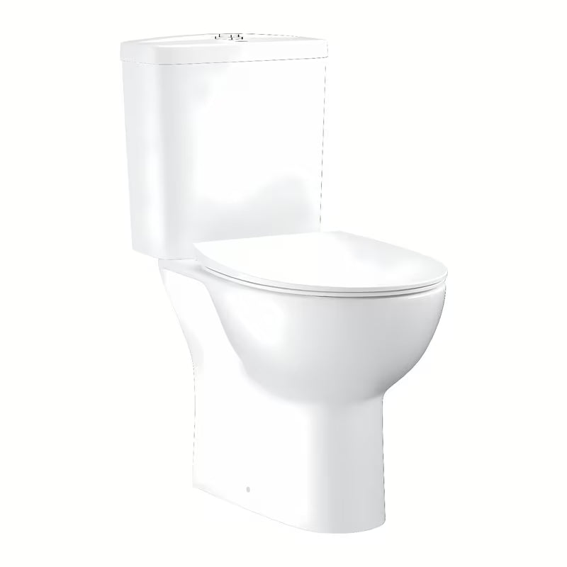 Bel WC monoblok Grohe Bau Ceramic z Rimless školjko in slim sedežem mehko Zapiranje Soft Close