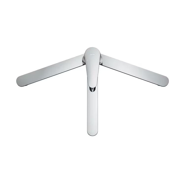 Kromirana enoročna armatura za pomivalno korito Grohe baucurve s srednje visokim vrtljivim izlivom