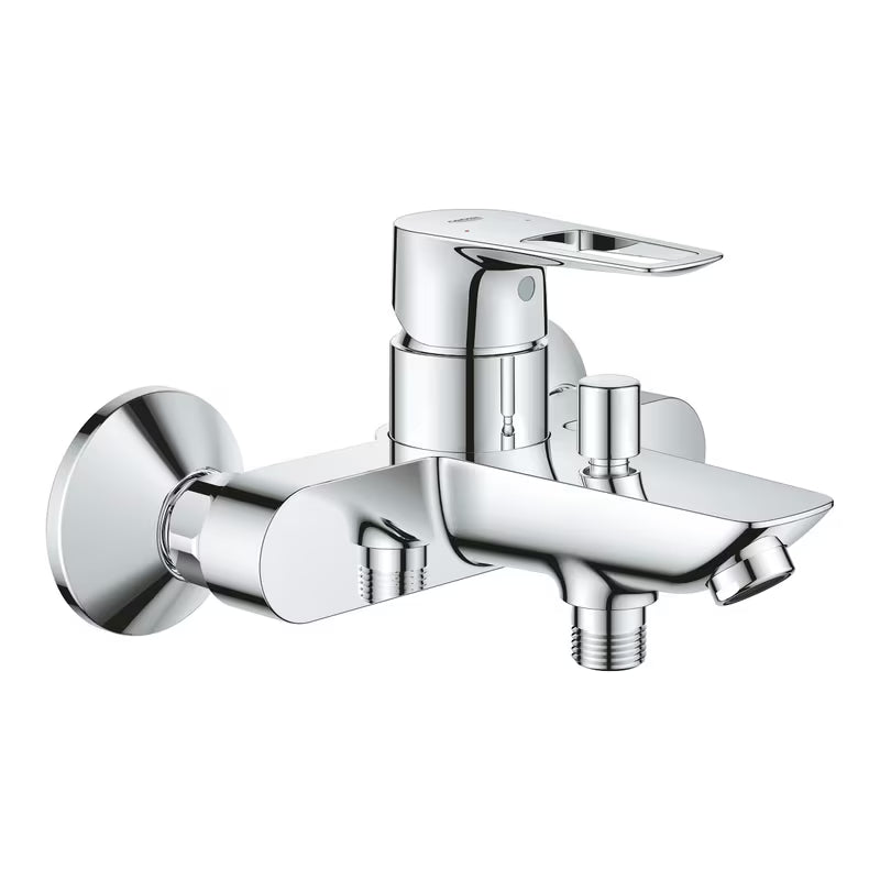 Enoročna stenska armatura za kad Grohe bauloop v krom izvedbi brez tuš seta.