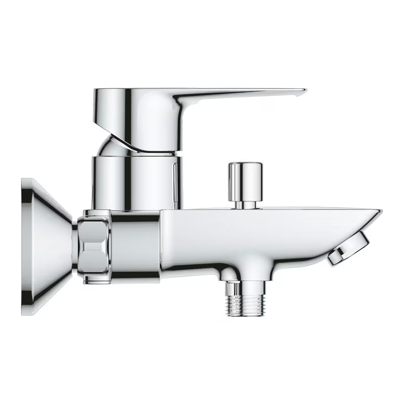 Enoročna stenska armatura za kad Grohe bauloop v krom izvedbi brez tuš seta.