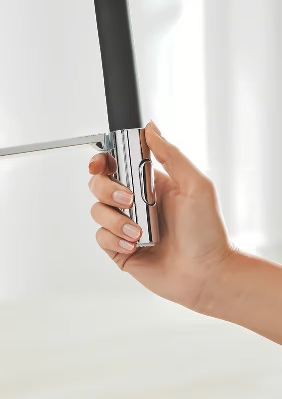 Kromirana kuhinjska armatura za pomivalno korito Grohe Concetto New z visokim vrtljivim izlivom in izvlečno prho