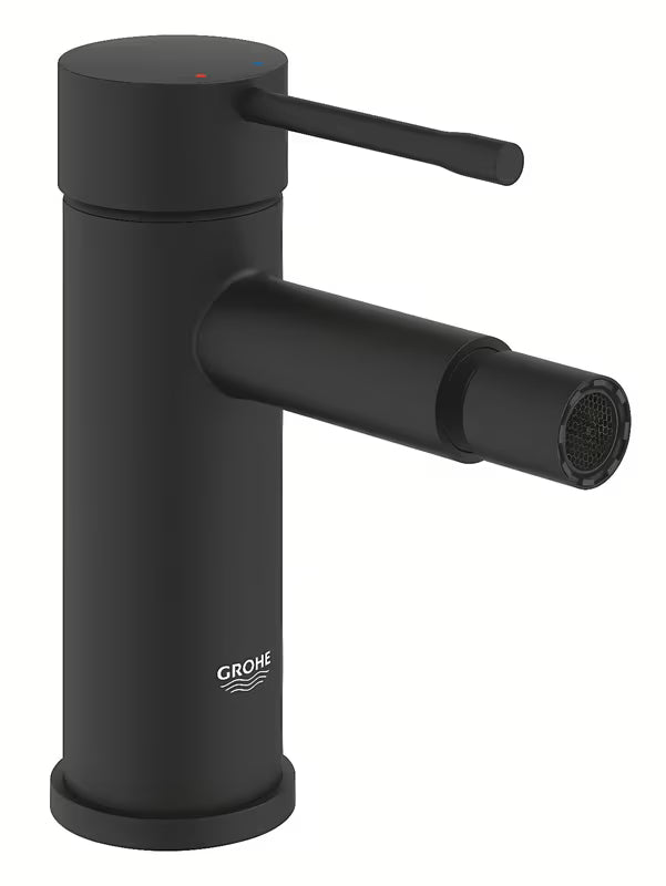 Bidejska enoročna armatura Grohe Essence v barvi phantom black s krogličnim perlatorjem