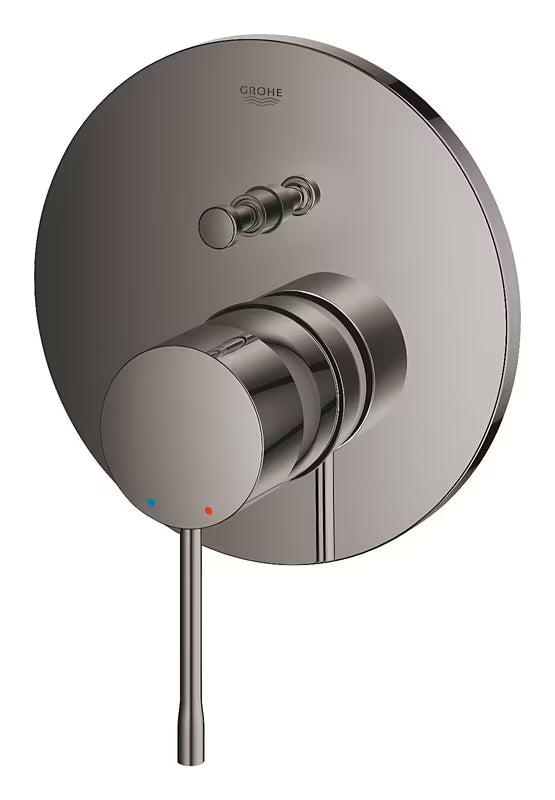 Podometna armatura za tuš Grohe Essence New v barvi trdi grafit z ročnim upravljanjem