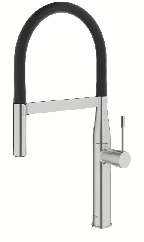 Armatura za Pomivalno Korito Grohe Essence New z izvlečno prho v izvedbi supersteel.