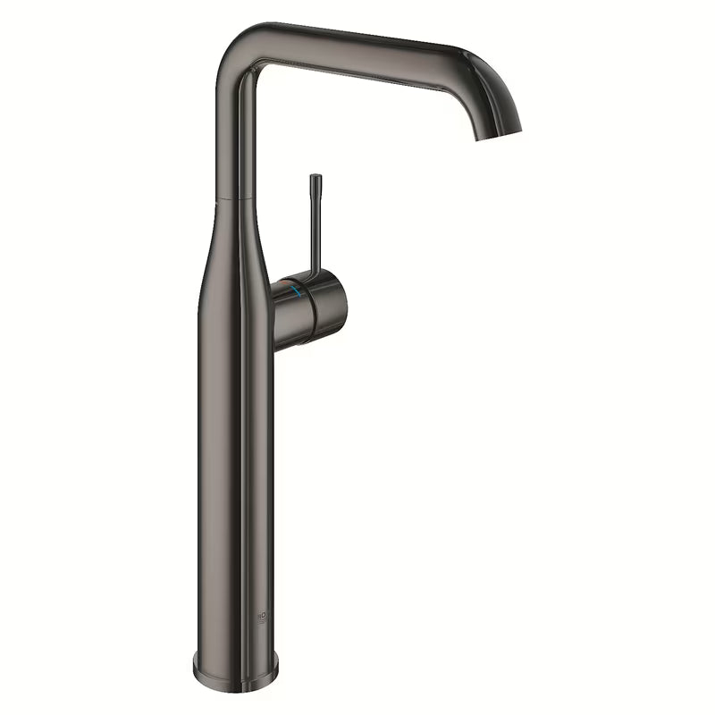 Visoka armatura za Umivalnik Grohe Essence New v barvi trda grafit pro umivalnik na ploščo
