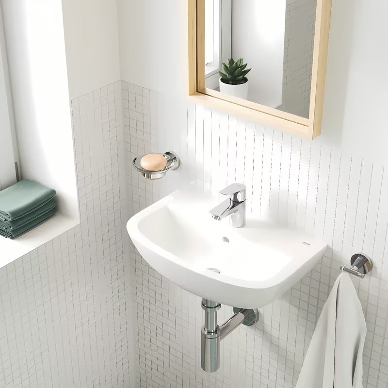 Prozorna steklena posoda za milo Grohe Essentials brez držala za kopalnico