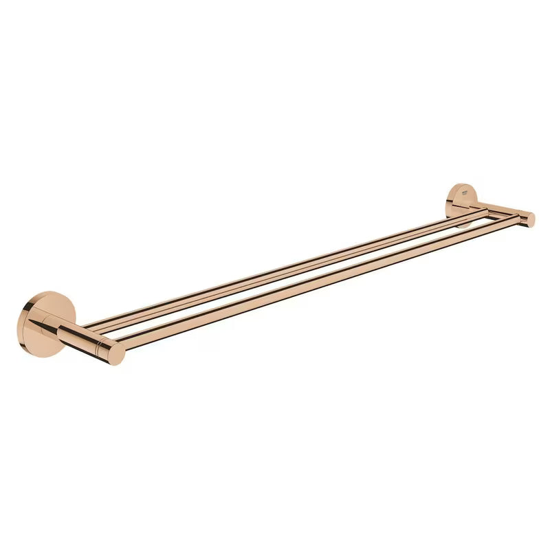 Dvojni držalo za brisače Grohe Essentials v izvedbi warm sunset s skritim pritrjevanjem