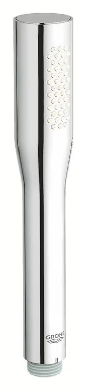 Kromirana ročna prha Grohe Euphoria Cosmopolitan Stick z enim načinom curka in varčnim pretokom 9,5 l/min.