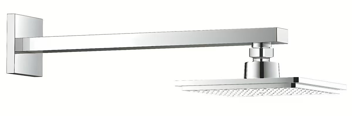 Grohe Euphoria Cube nadglavna prha s mlazom Rain vključno s pršnim ročajem u krom izvedbi