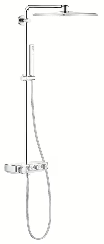 Kromiran tušni sistem Grohe Euphoria smartcontrol s termostatom, nadglavno prho 310 mm in ročno prho
