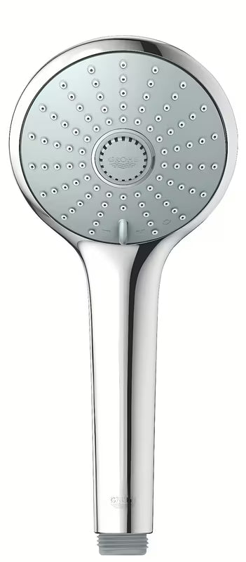 Ručni tuš Grohe Euphoria Massage 110 u krom izvedbi s tri vrste mlaza