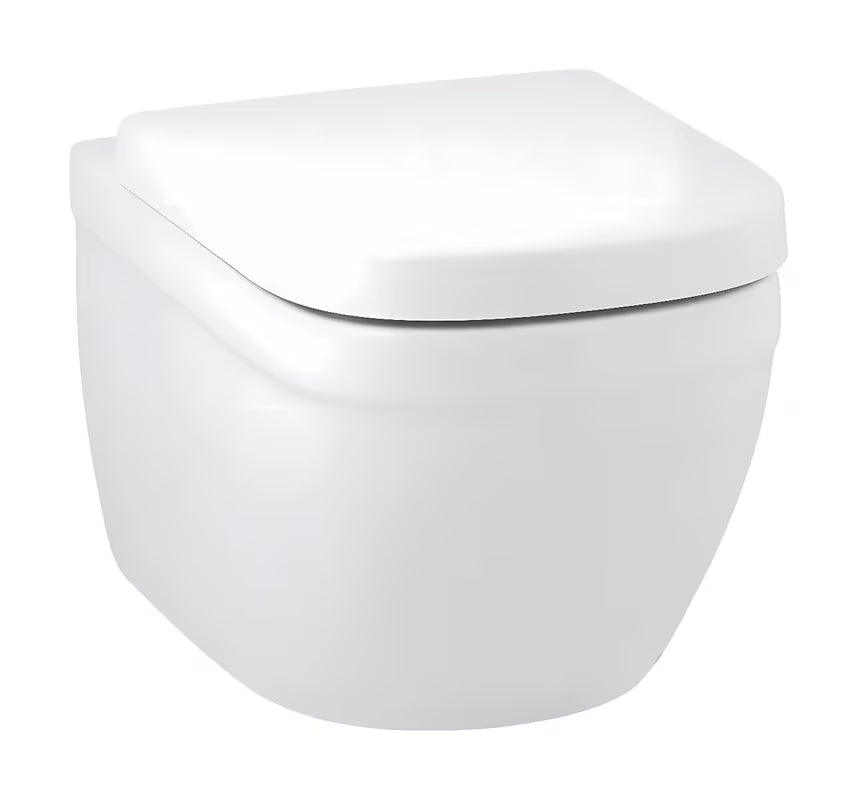 Viseča WC Školjka Grohe Euro Ceramic v beli barvi Alpine White z rimless zasnovo