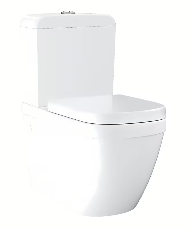 Talni WC monoblok Grohe Euro Ceramic v beli barvi s wc desko mehko Zapiranje Soft Close in kotličkom