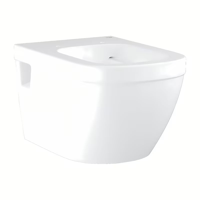 Beli viseča WC školjka Grohe Euro Ceramic Rimless z zadnjim odtokom in globokim izpiranjem