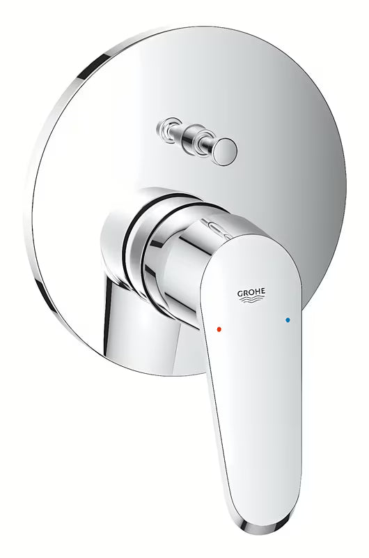 Grohe Eurodisc Cosmopolitan podometna tuš i armatura za kad u krom izvedbi s 2-smjernim preklopnikom.
