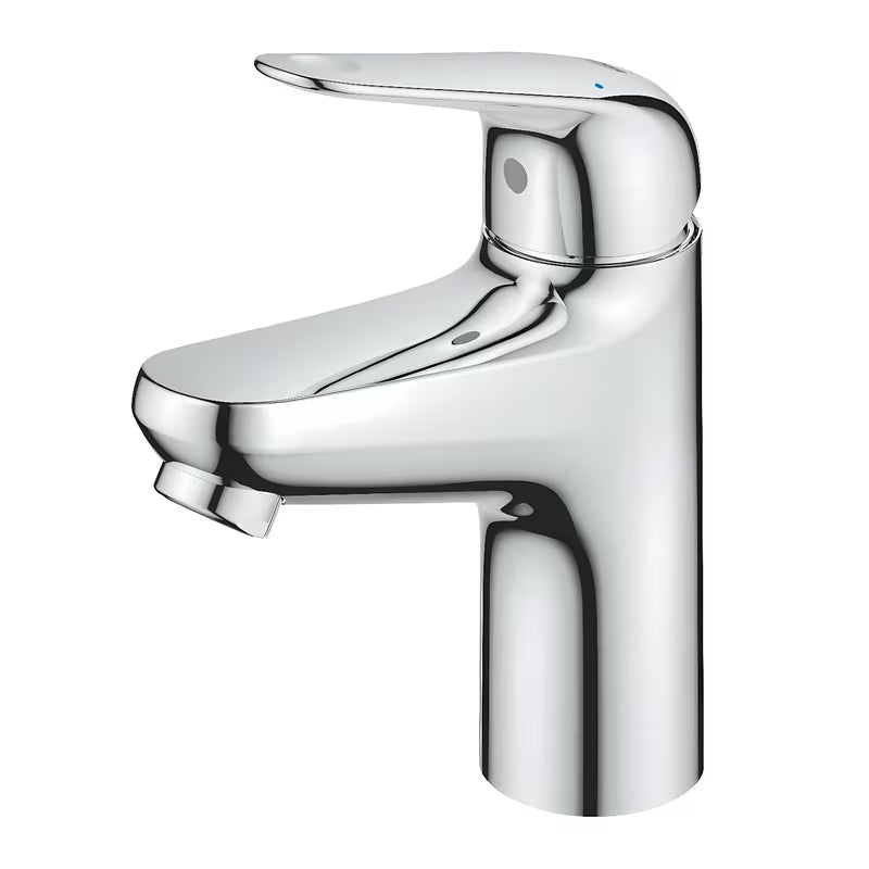 Kromirana enoročna armatura za umivalnik Grohe Euroeco z varčno tehnologijo Grohe Water Saving