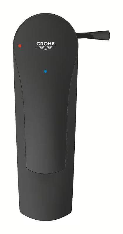 Grohe Eurosmart enoročna armatura za umivalnik u mat crnoj boji z odtokom