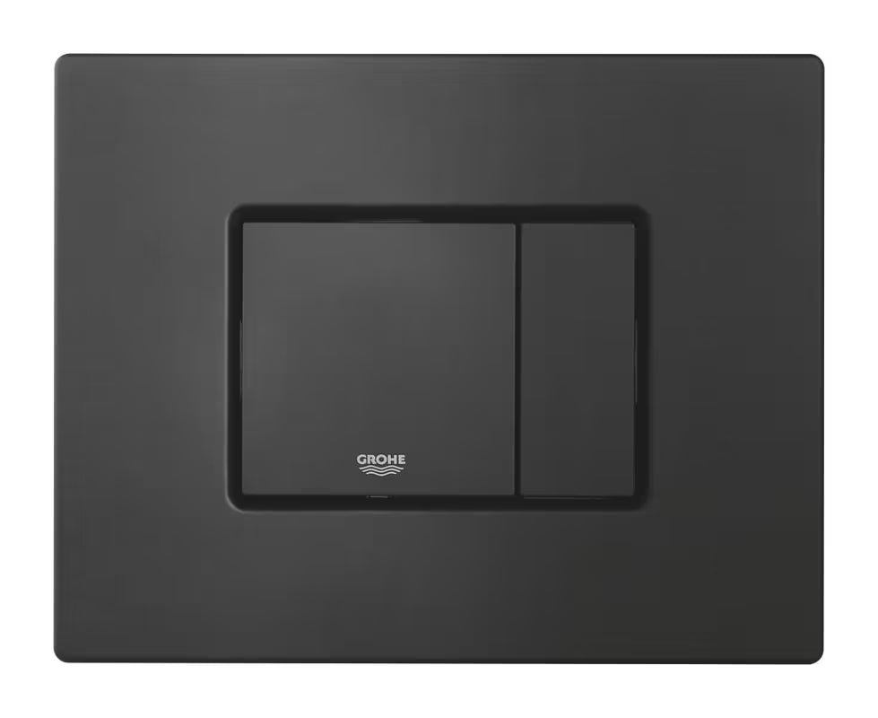 Aktivirna tipka Grohe Even u mat crnoj boji phantom black