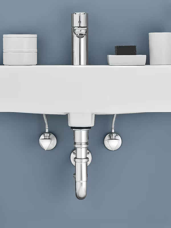 Kotni ventil Grohe pro stenska montaža z mazalno komoro 1/2 in površino Grohe StarLight