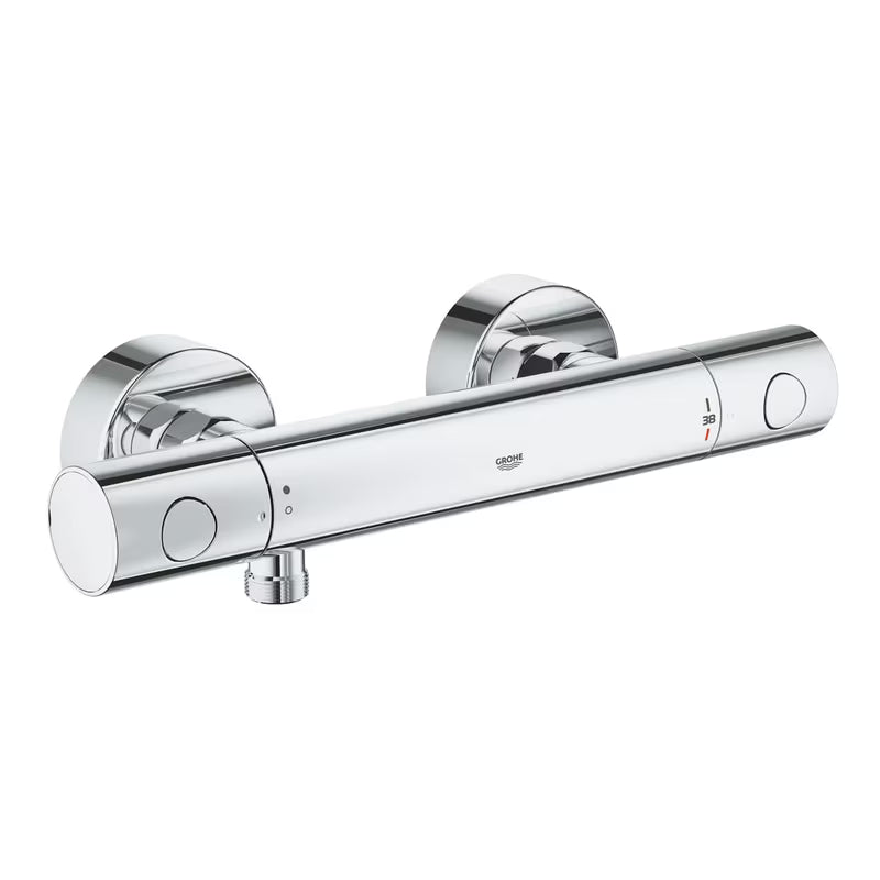 Kromirana stenska termostatska armatura za tuš Grohe Grohtherm 800 Cosmopolitan