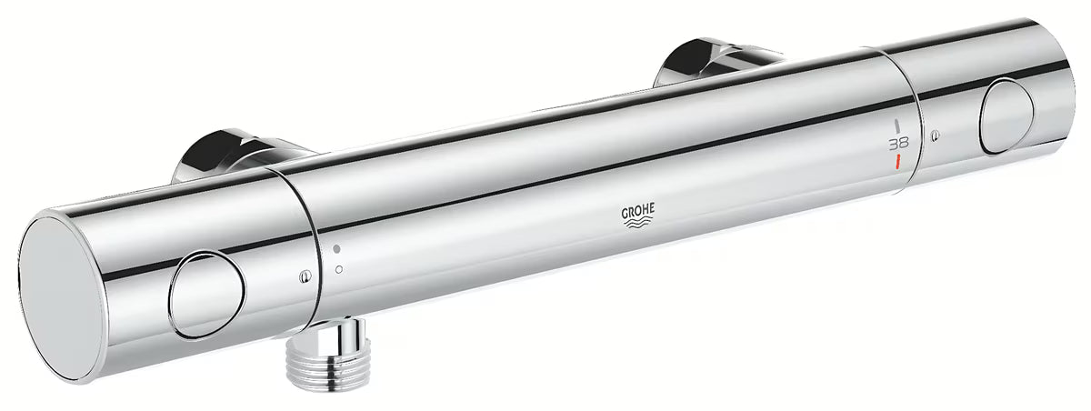 Kromirana stenska termostatska armatura za tuš Grohe Grohtherm 800 Cosmopolitan