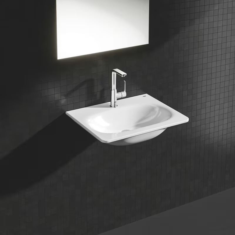 Grohe Lineare visoka enoročna armatura za umivalnik z odtokom v krom izvedbi
