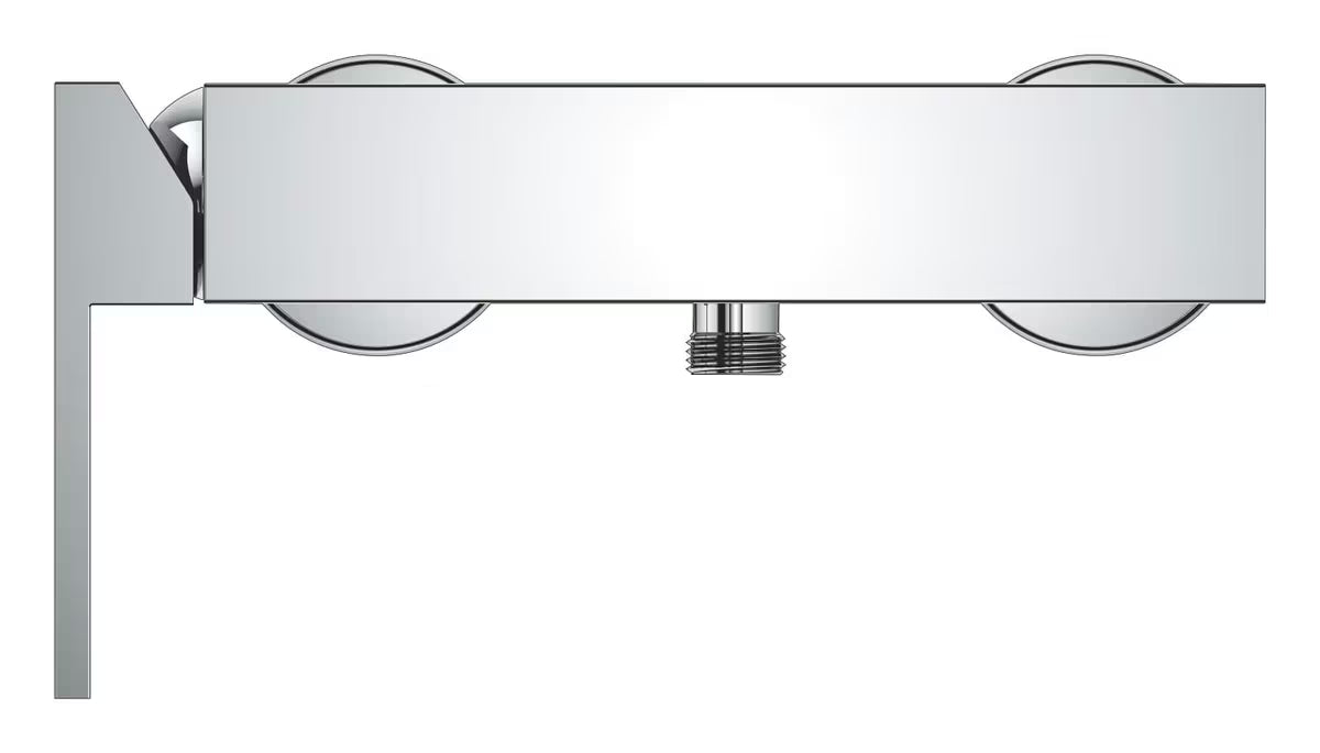 Stenska enoročna armatura za tuš Grohe Plus u krom izvedbi.