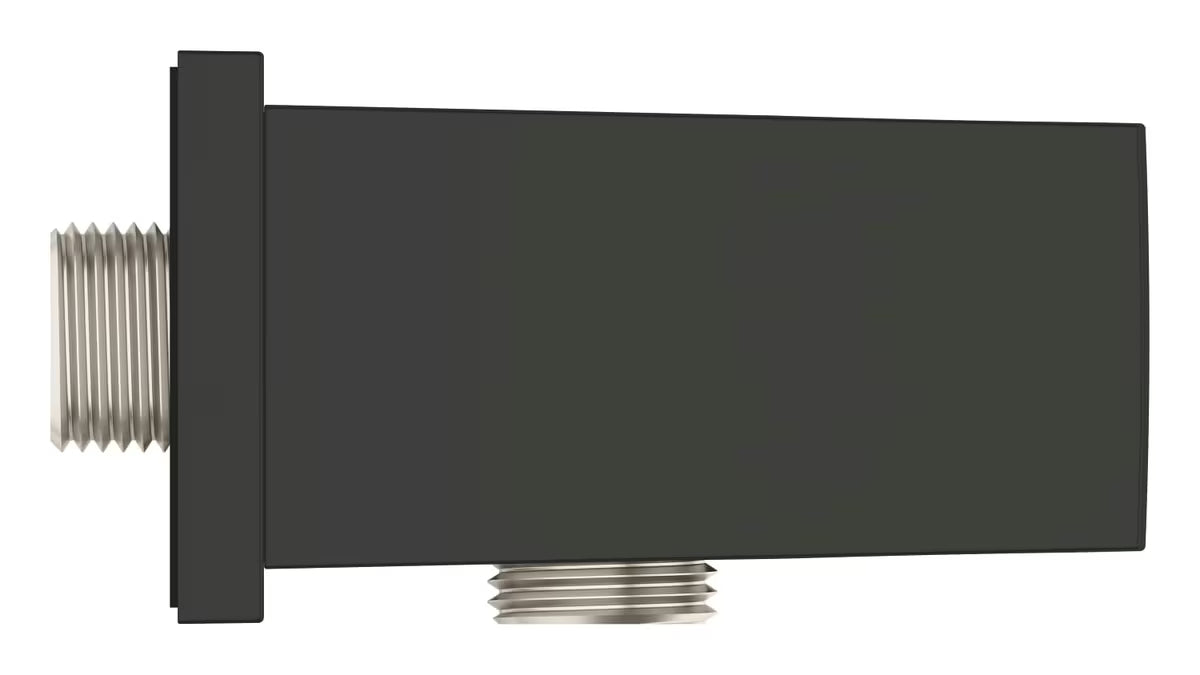 Podžbukni tušni sistem Grohe Precision Thermostat u mat crnoj boji s nadglavnim i ručnim tušem