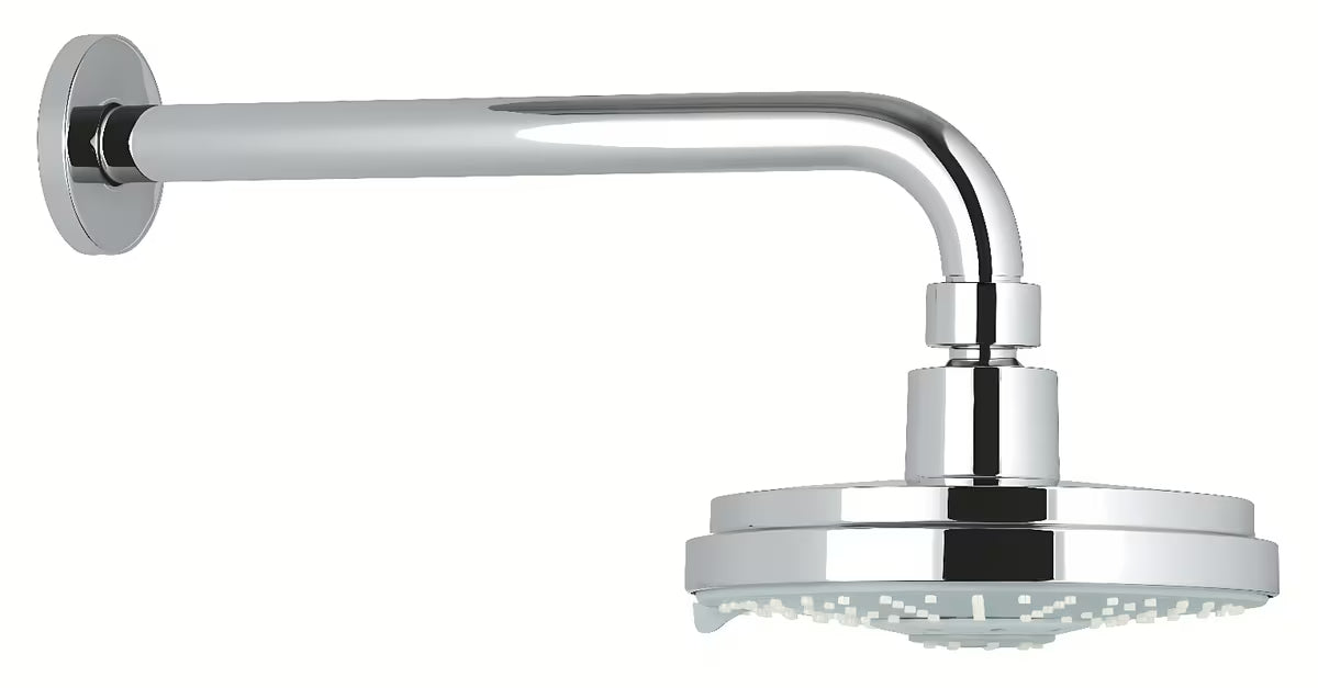 Kromiran kovinski držalo za nadglavno prho Grohe Rainshower dolžine 286 mm pro za nadglavno prho
