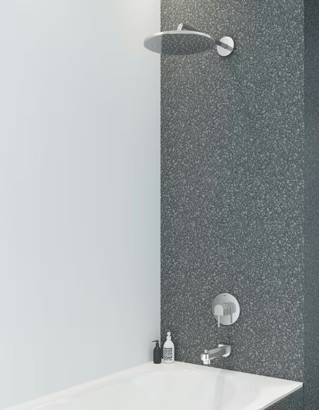 Kromirana nadglavna prha Grohe Rainshower 310 Mono, vključno s stenskim tuš ročajem