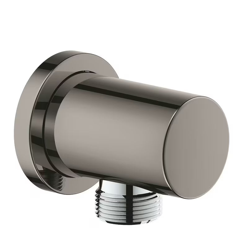 Priključek za Tuš Cev tuši Grohe Rainshower neutral z okroglo rozeto v izvedbi hard graphite