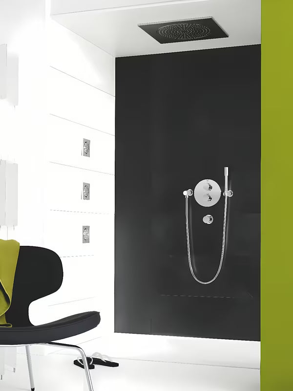 Grohe Rainshower neutral priključek za tuš cev v kromu s kvadratno rozeto