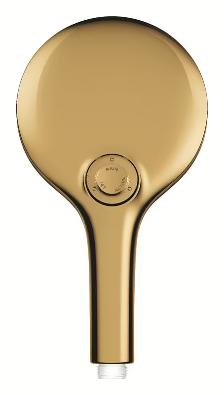 Ročna prha Grohe Rainshower 130 SmartActive v izvedbi cool sunrise s tremi načini curka